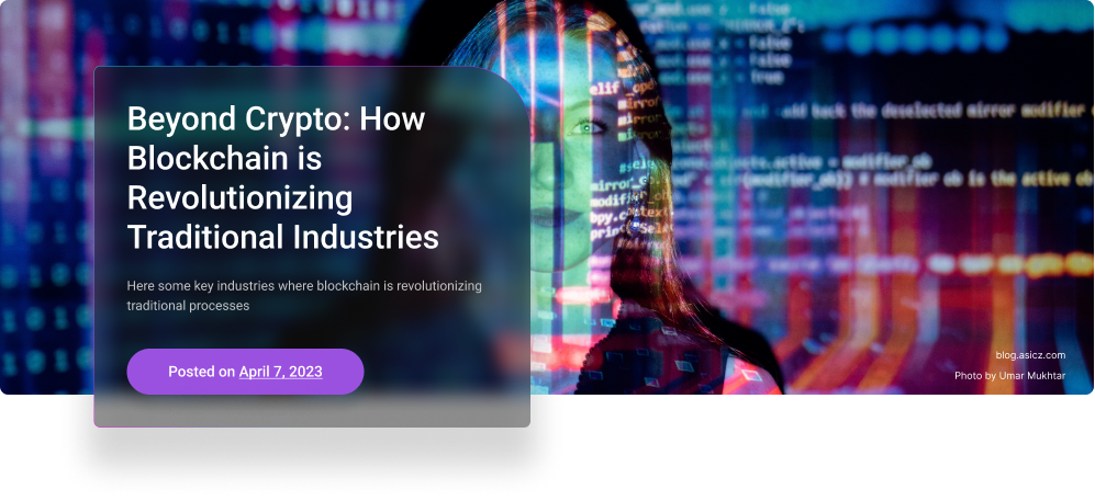 Beyond Crypto: How Blockchain is Revolutionizing Traditional Industries