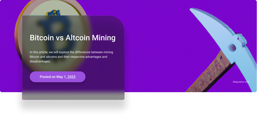 Mining Bitcoin vs. Altcoins